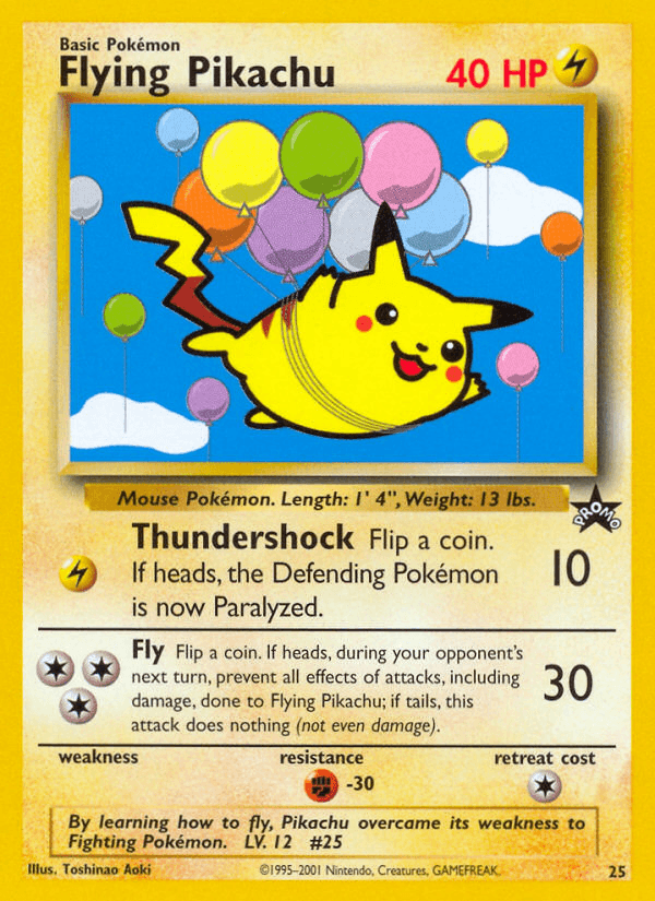 Flying Pikachu 25