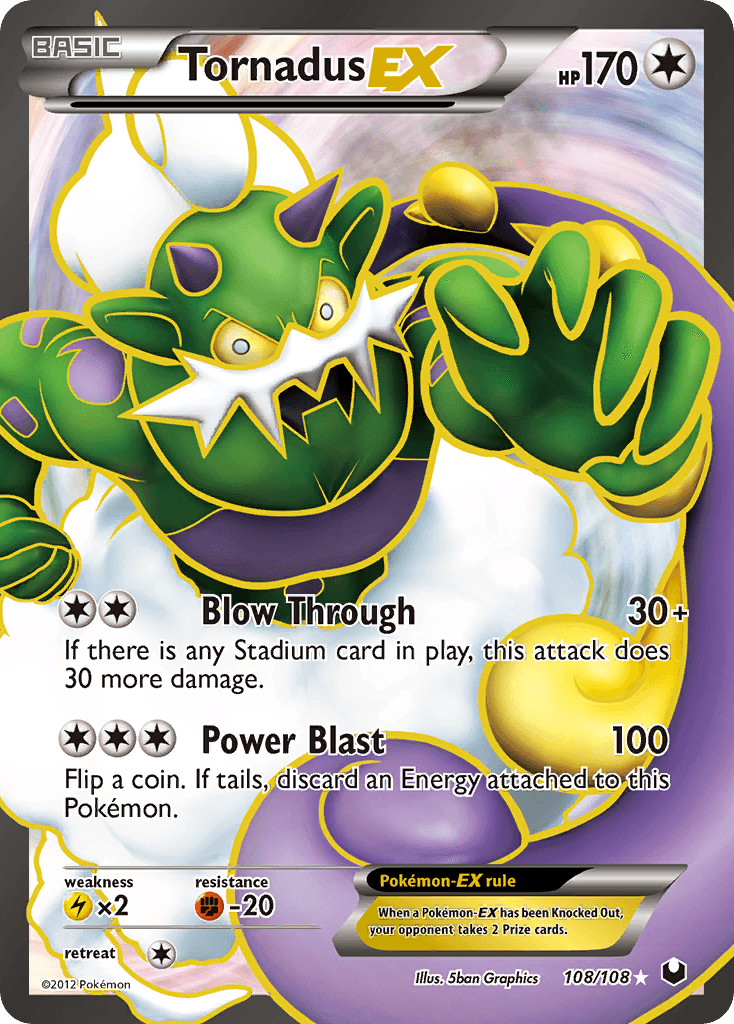 Tornadus-EX 108