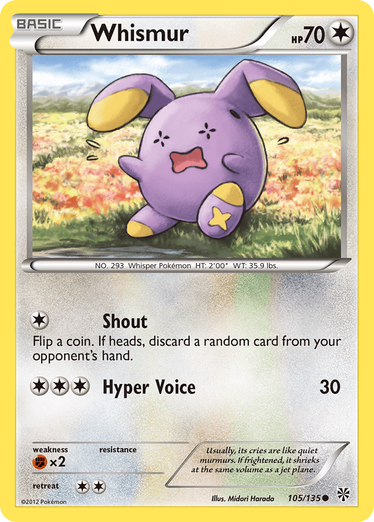 Whismur 105/135