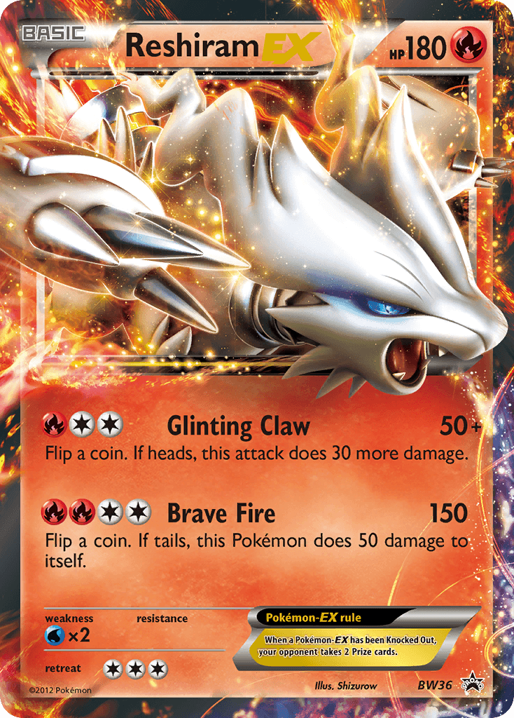 Reshiram-EX BW36