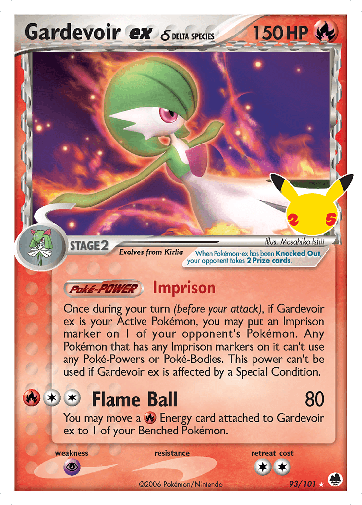 Gardevoir ex δ 93