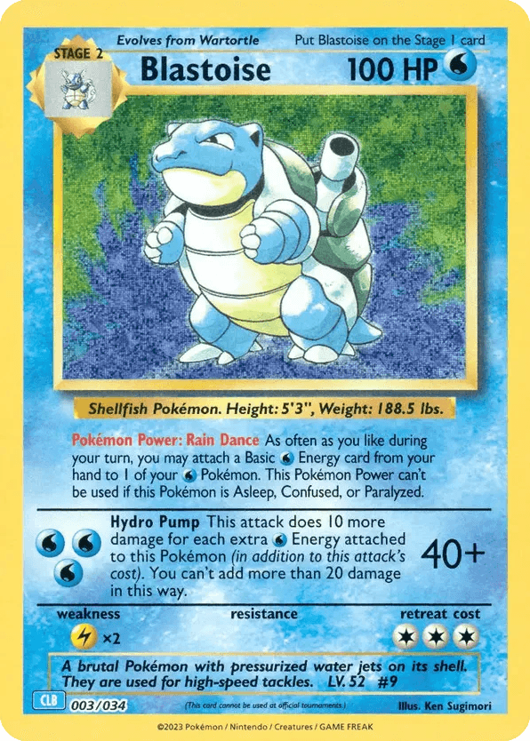 Blastoise 003/034