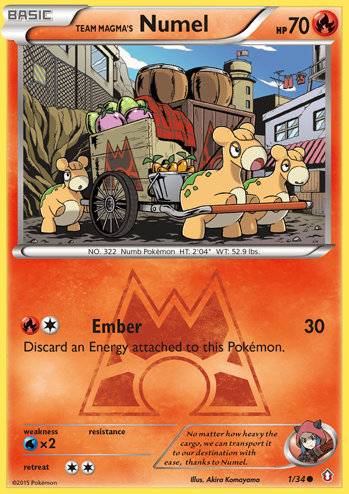Team Magma's Numel 1