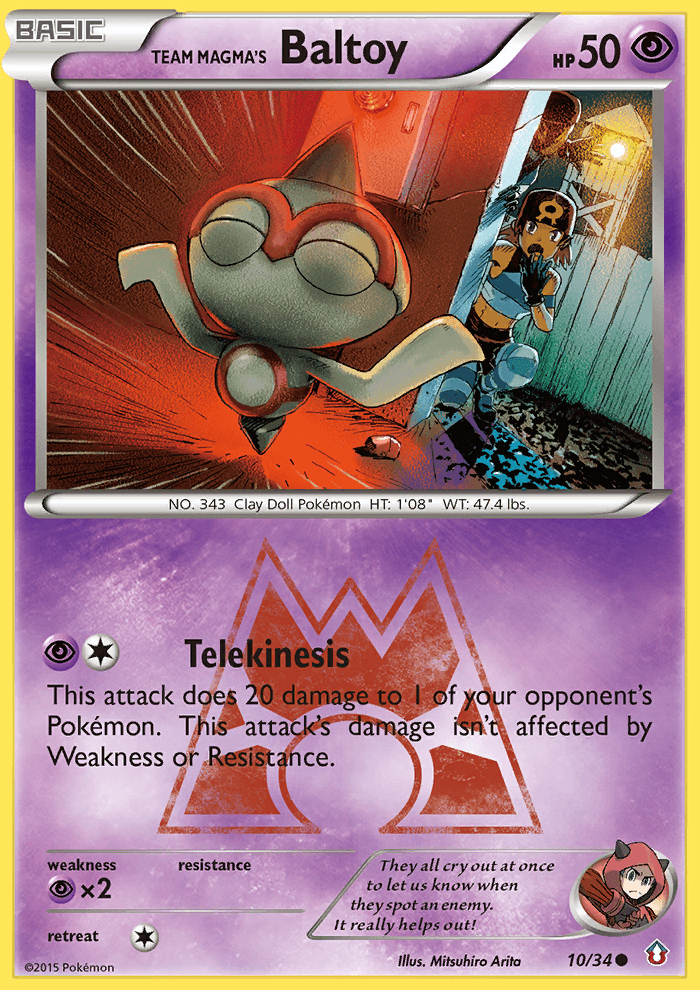 Team Magma's Baltoy 10
