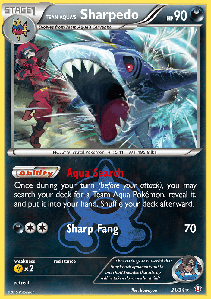 Team Aqua's Sharpedo 21