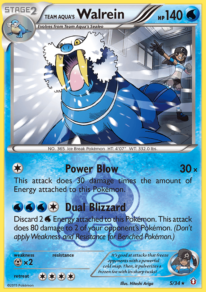 Team Aqua's Walrein 5