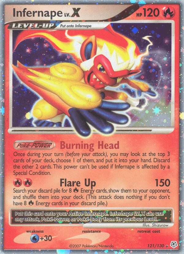 Infernape LV.X 121