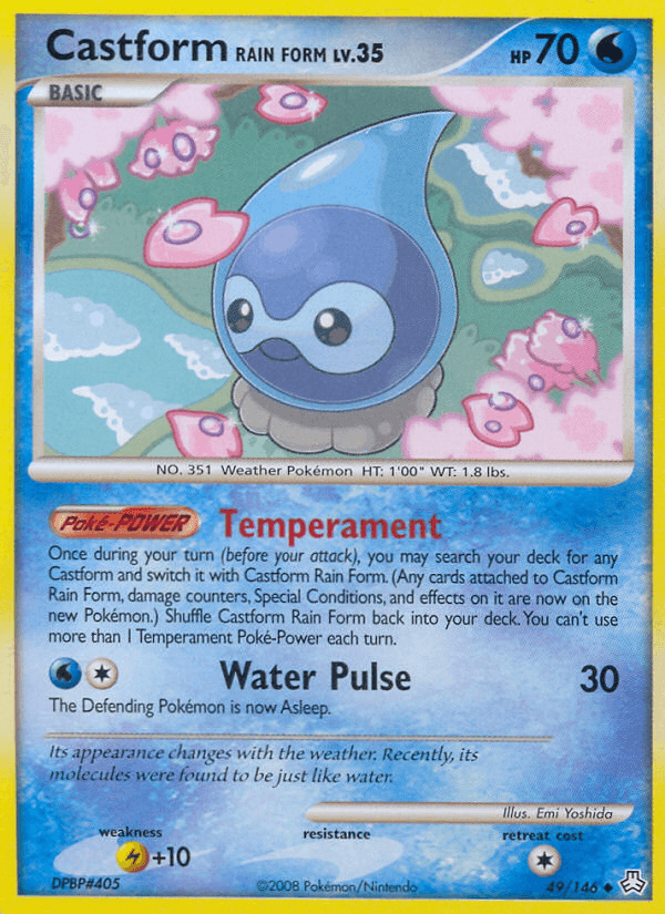 Castform Rain Form 49