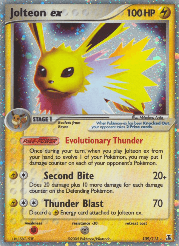 Jolteon ex 109