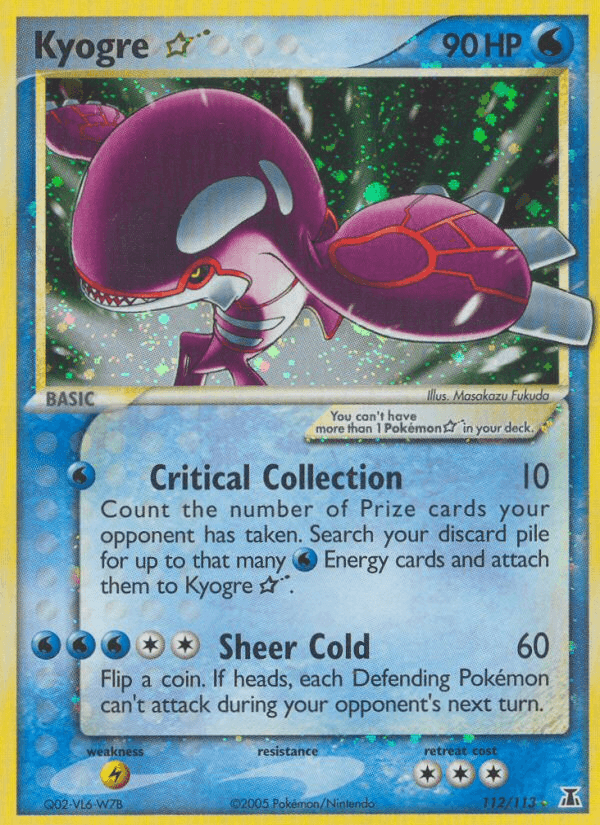 Kyogre ☆ 112/113