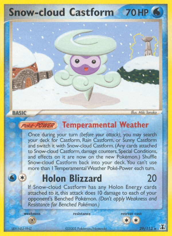 Snow-cloud Castform 29