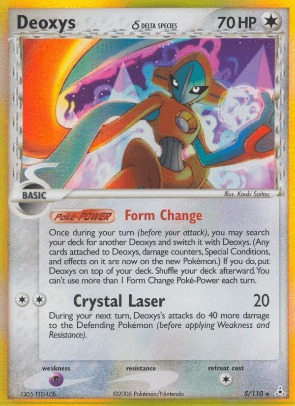 Deoxys δ 5