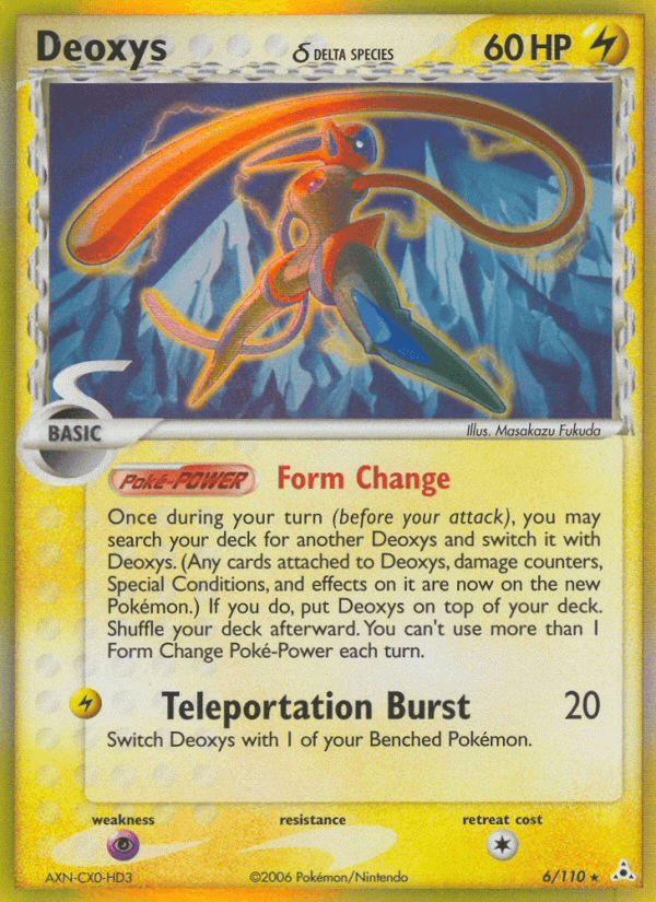 Deoxys δ 6