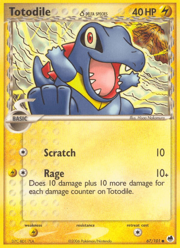 Totodile δ 67