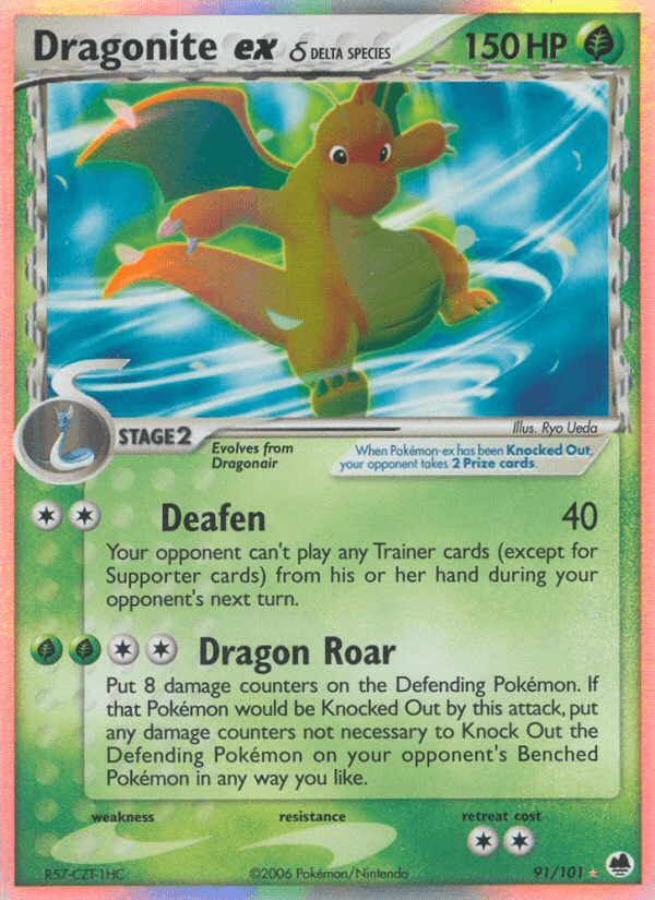 Dragonite ex δ 91