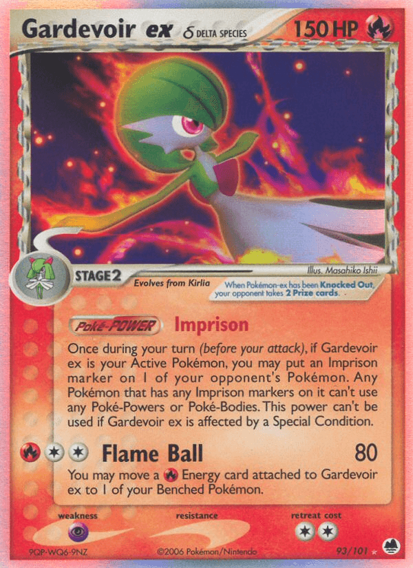 Gardevoir ex δ 93