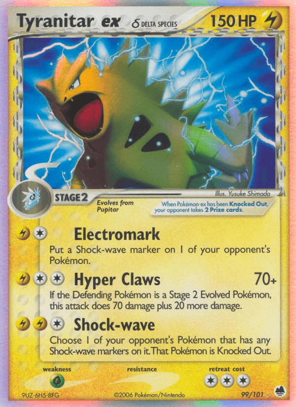 Tyranitar ex δ 99