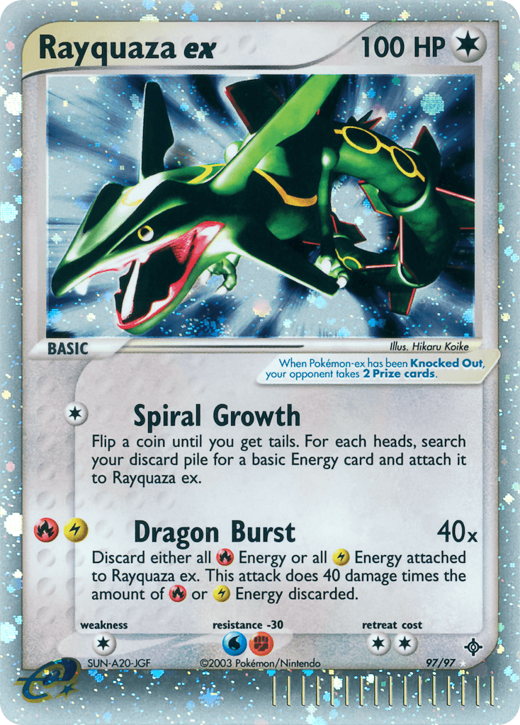 Rayquaza ex 97