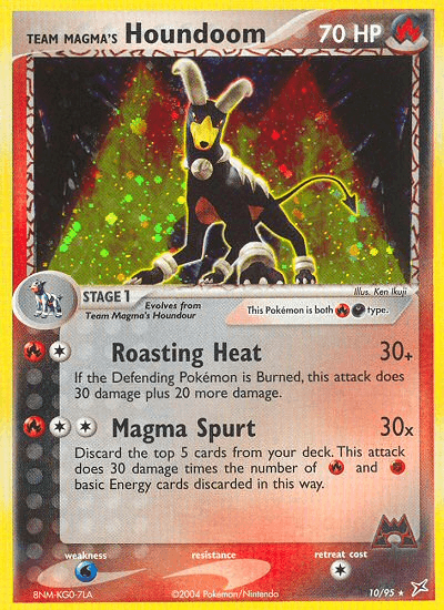 Team Magma's Houndoom 10