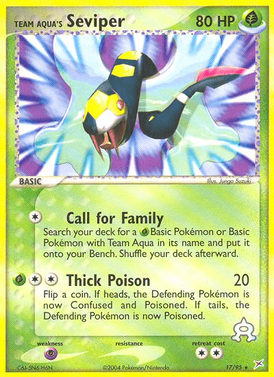 Team Aqua's Seviper 17