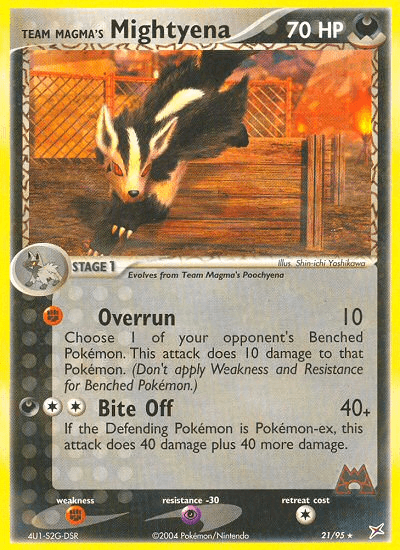 Team Magma's Mightyena 21
