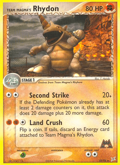 Team Magma's Rhydon 22