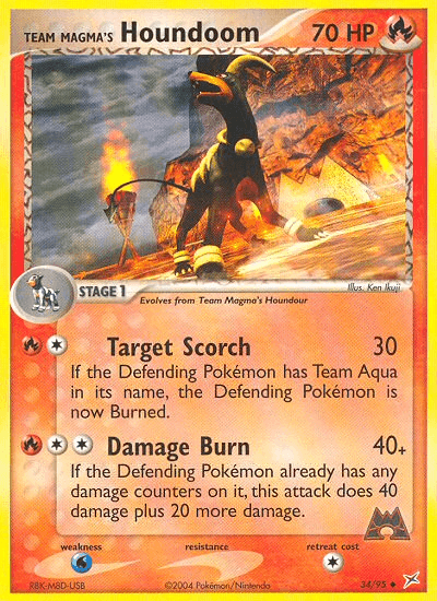 Team Magma's Houndoom 34