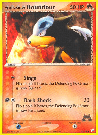 Team Magma's Houndour 35
