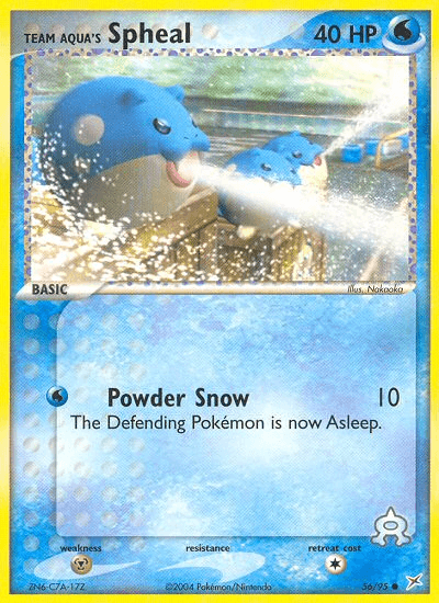 Team Aqua's Spheal 56