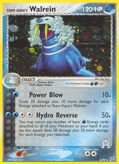 Team Aqua's Walrein 6