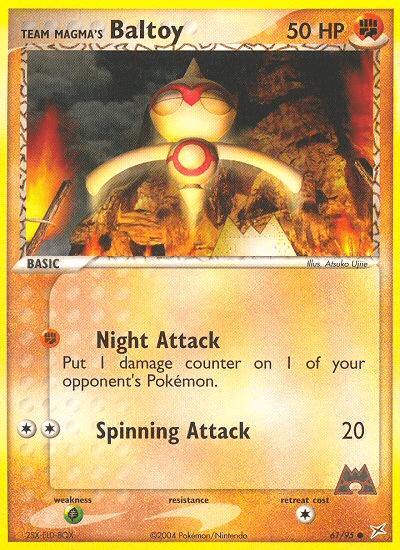 Team Magma's Baltoy 61
