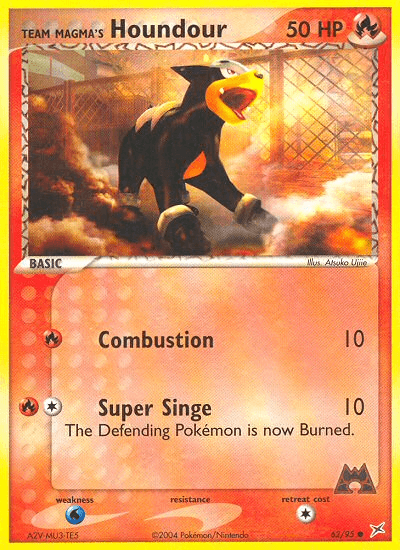 Team Magma's Houndour 62