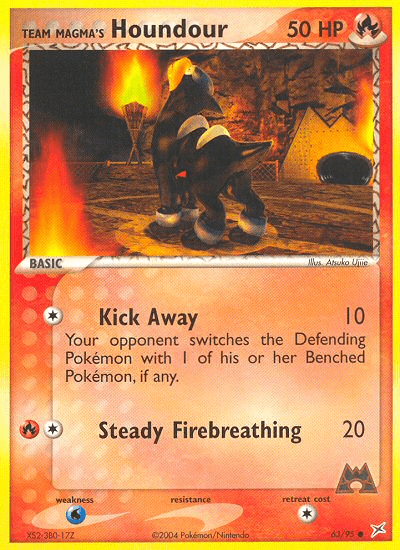 Team Magma's Houndour 63