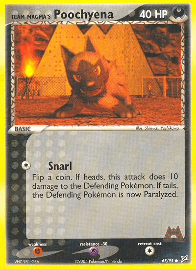 Team Magma's Poochyena 65