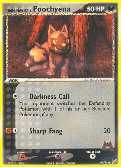 Team Magma's Poochyena 66
