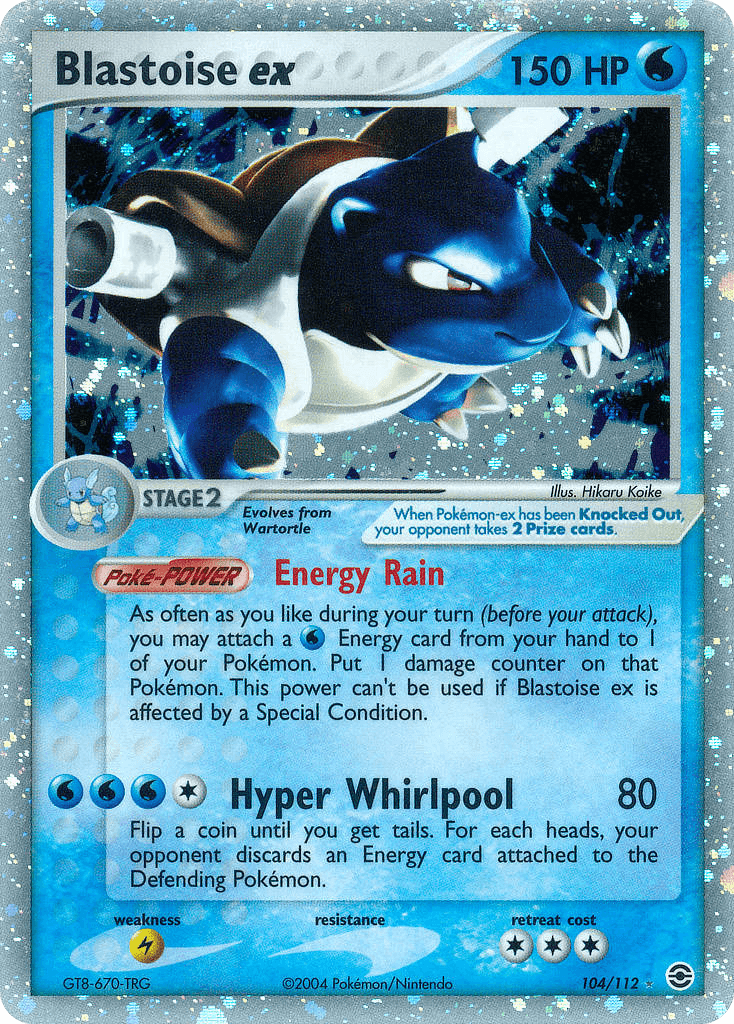 Blastoise ex 104