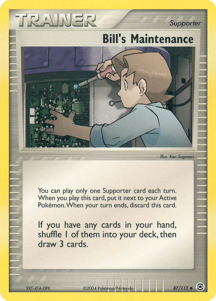 Bill's Maintenance 87