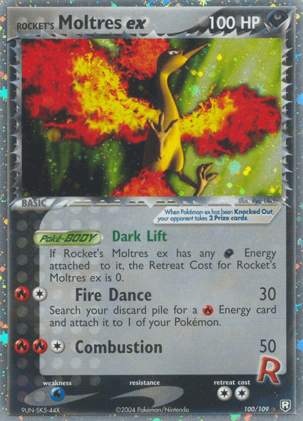 Rocket's Moltres ex 100