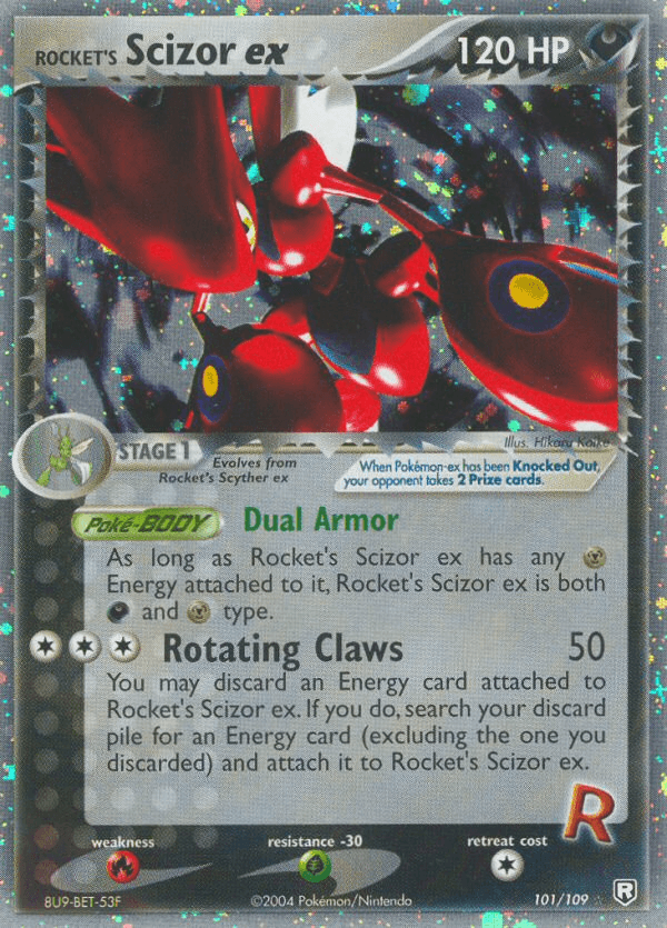 Rocket's Scizor ex 101