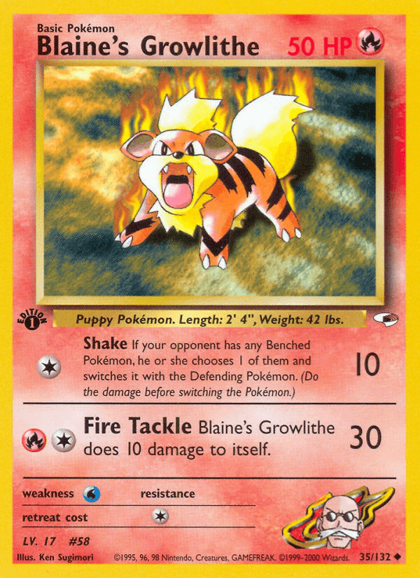 Blaine's Growlithe 35
