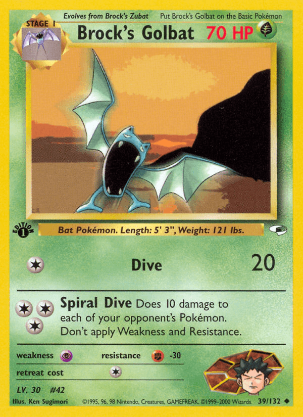 Brock's Golbat 39