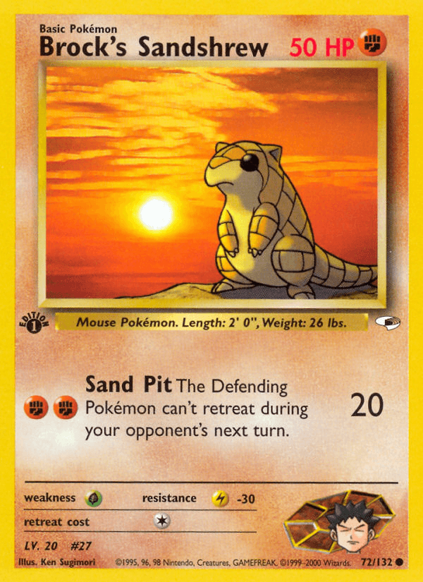 Brock's Sandshrew 72