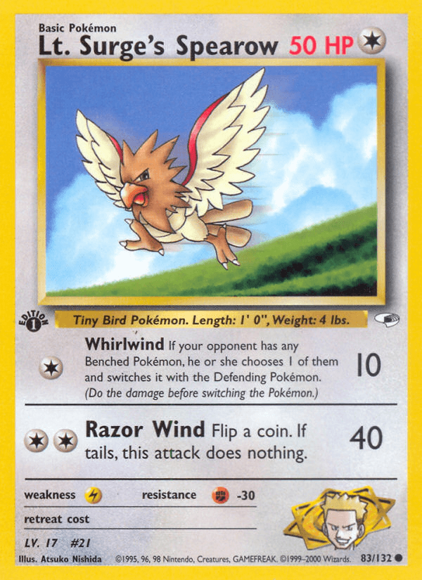 Lt. Surge's Spearow 83