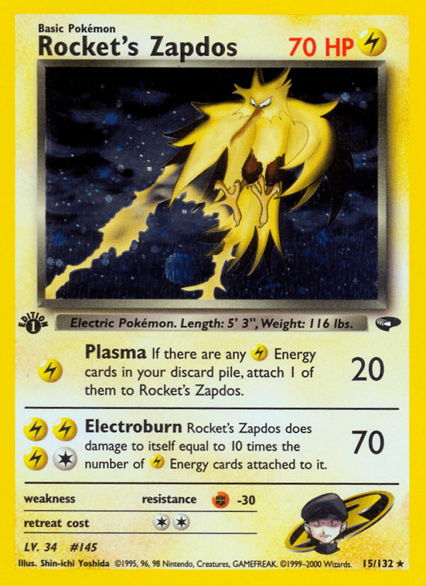 Rocket's Zapdos 15