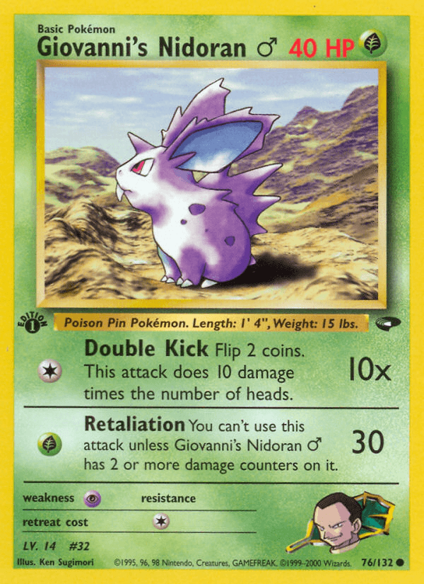 Giovanni's Nidoran ♂ 76