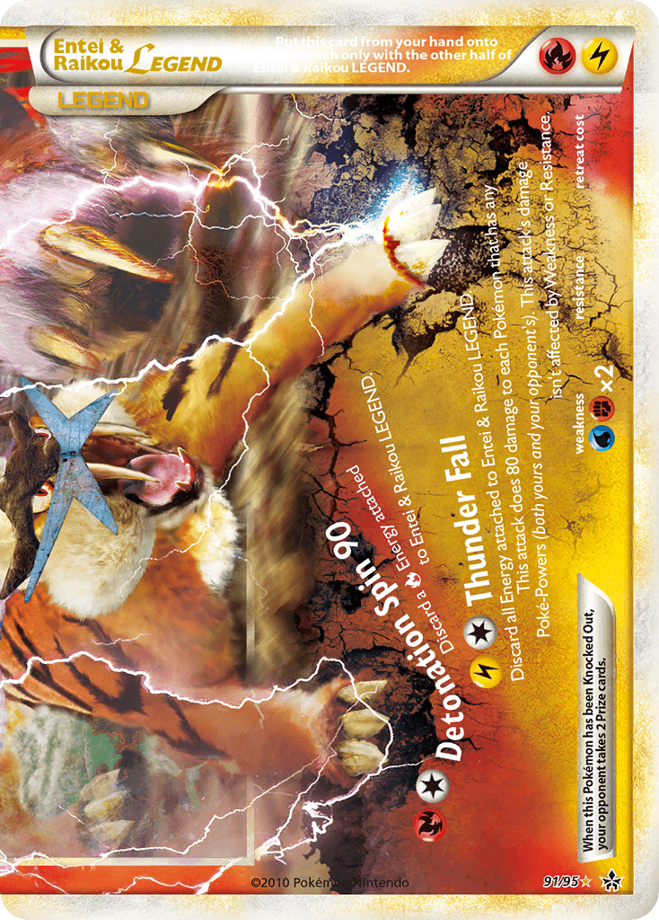 Entei & Raikou LEGEND 91