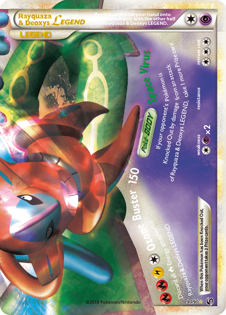 Rayquaza & Deoxys LEGEND 90
