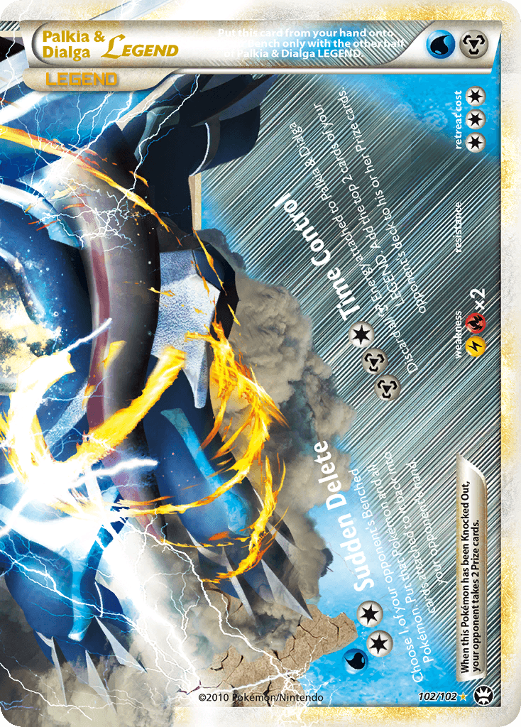 Palkia & Dialga LEGEND 102