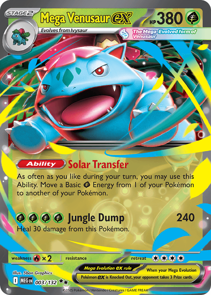 Mega Venusaur ex 003/132