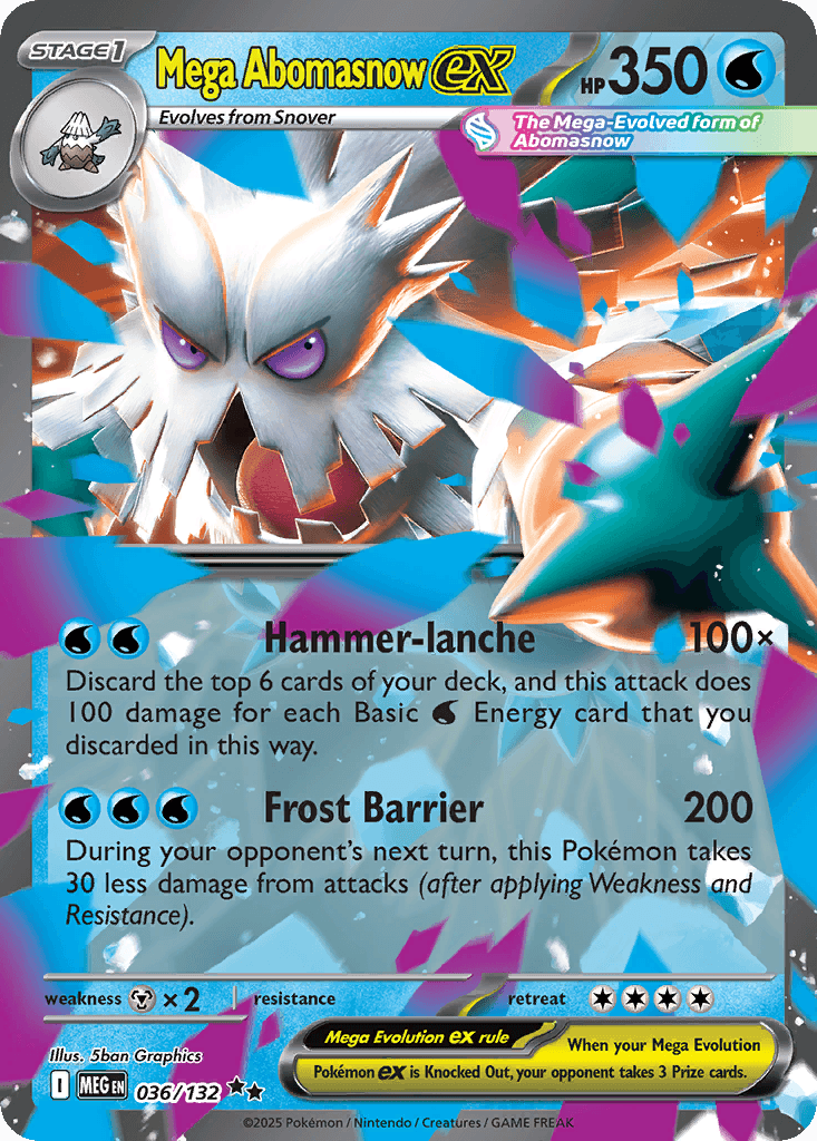 Mega Abomasnow ex 036/132